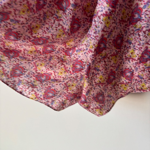 EUC Anthropologie Romper Nightie S Coral Floral - Picture 4 of 11